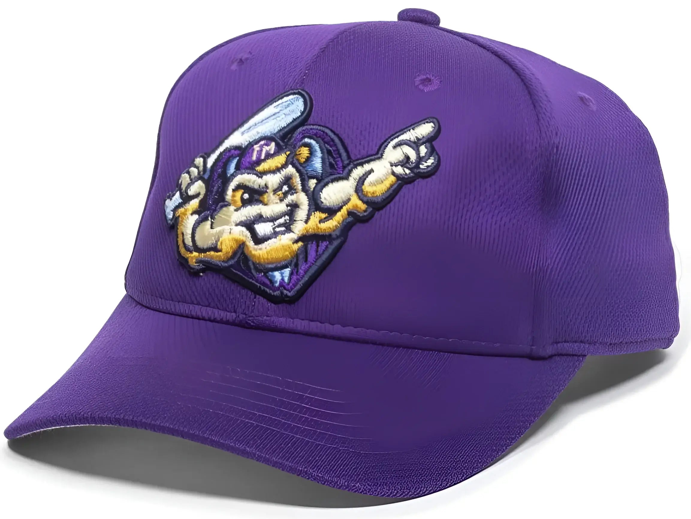 OC Sports MIN-350 MiLB Replica Polyester Baseball Cap - Fort Myers Mighty Mussels Purple 2FY
