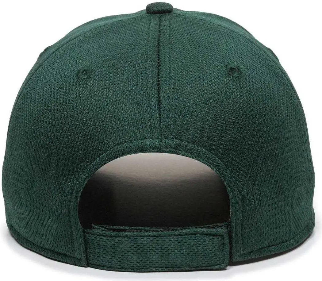 OC Sports MIN-350 MiLB Replica Polyester Baseball Cap - Fort Wayne Tincaps Dk Green Lt Gray
