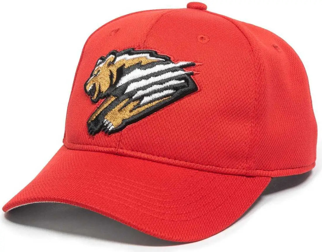 OC Sports MIN-350 MiLB Replica Polyester Baseball Cap - Fresno-Grizzlies Red
