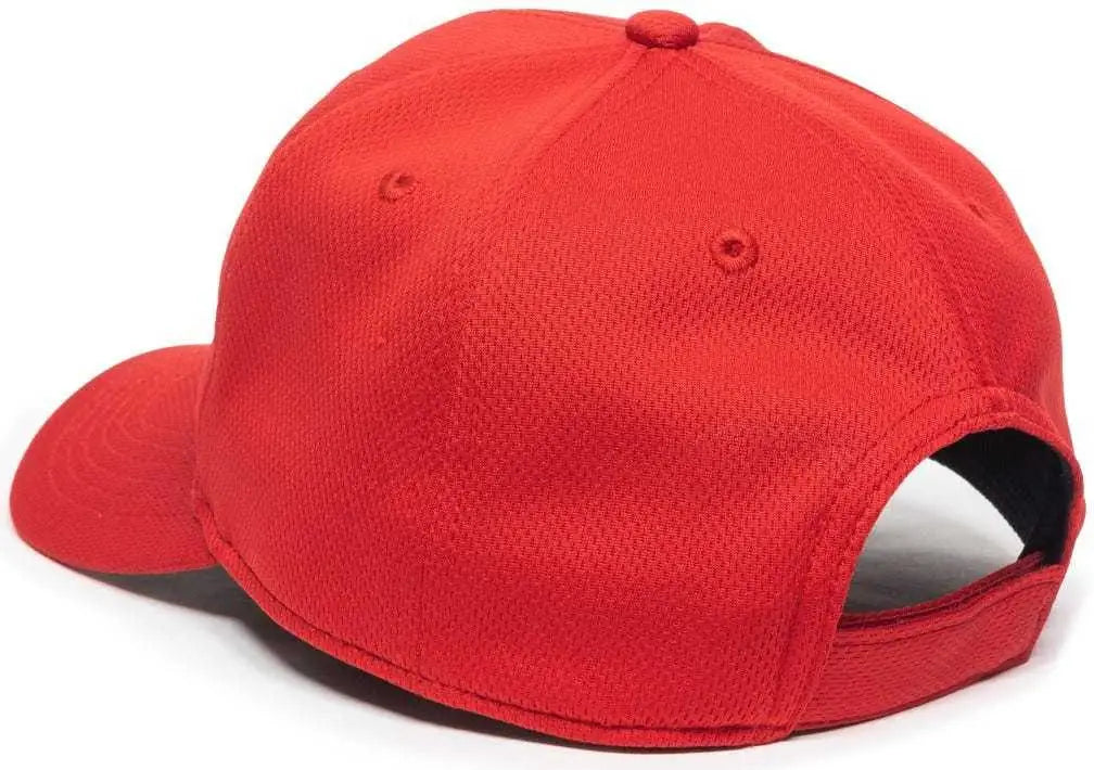 OC Sports MIN-350 MiLB Replica Polyester Baseball Cap - Fresno-Grizzlies Red