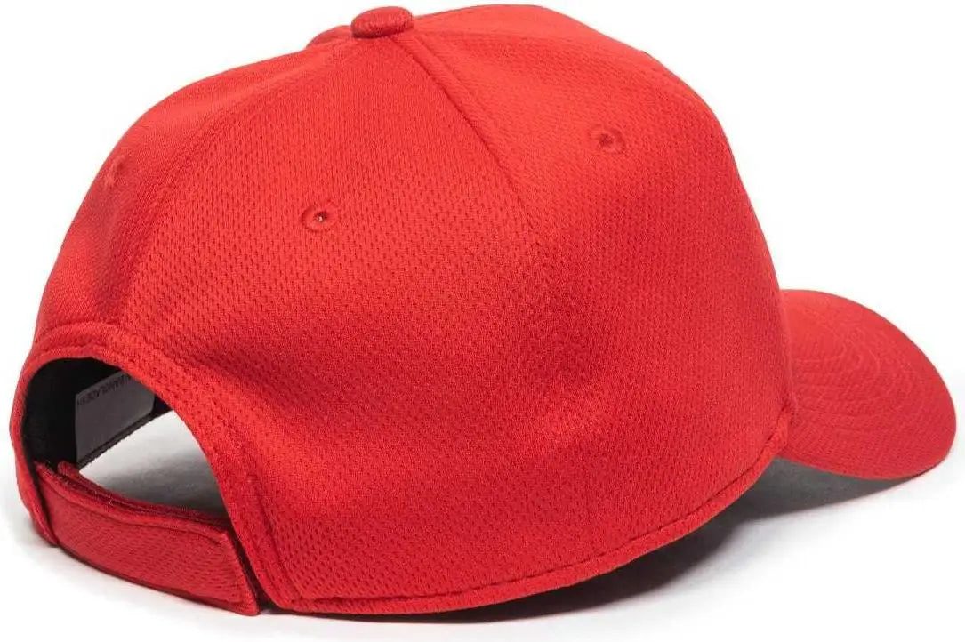 OC Sports MIN-350 MiLB Replica Polyester Baseball Cap - Fresno-Grizzlies Red