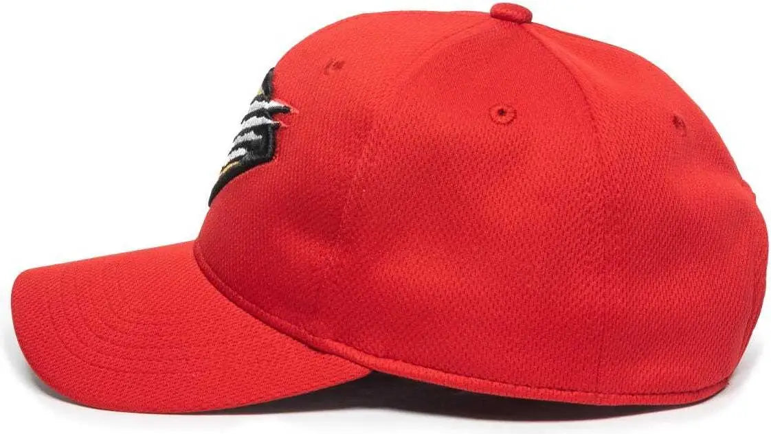 OC Sports MIN-350 MiLB Replica Polyester Baseball Cap - Fresno-Grizzlies Red