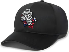 OC Sports MIN 350 MiLB Replica Polyester Baseball Cap Rocket City Trash Pandas Black 2RCTP
