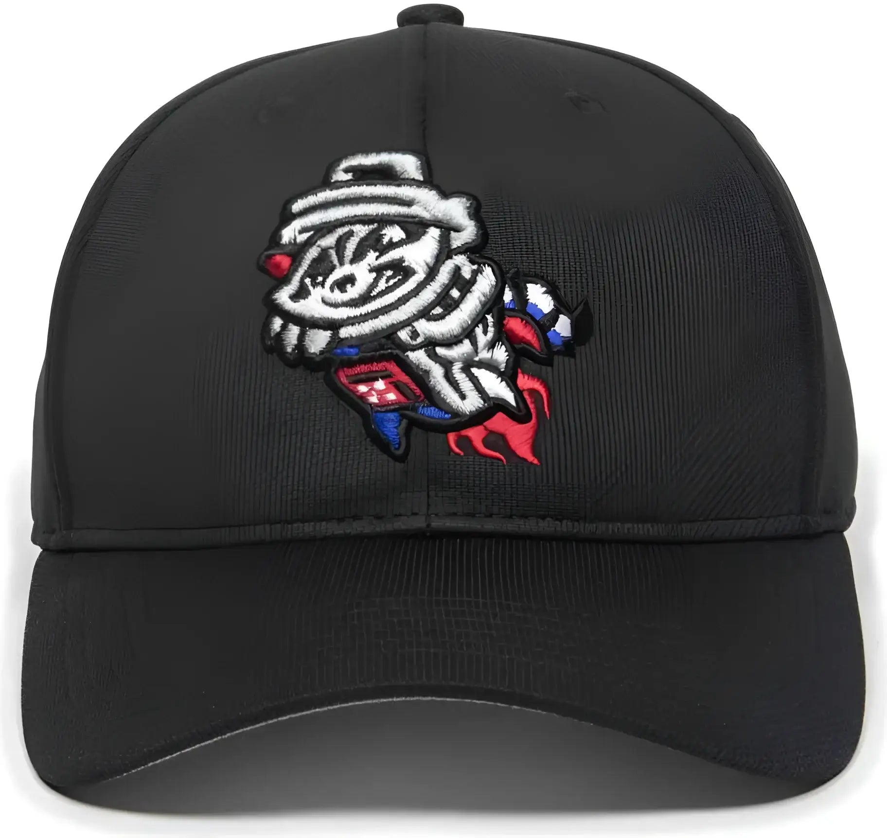 OC Sports MIN-350 MiLB Replica Polyester Baseball Cap - Rocket City Trash Pandas Black 2RCTP