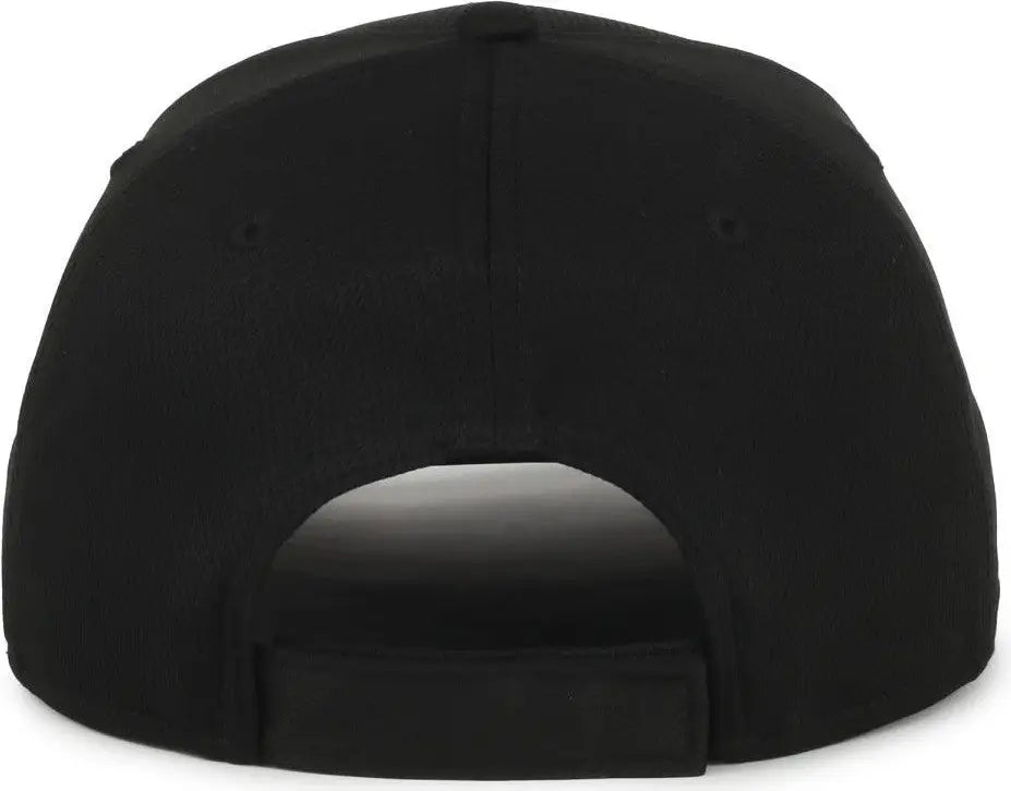 OC Sports MIN-350 MiLB Replica Polyester Baseball Cap - Sacramento River Cats Black Brick 2SRH