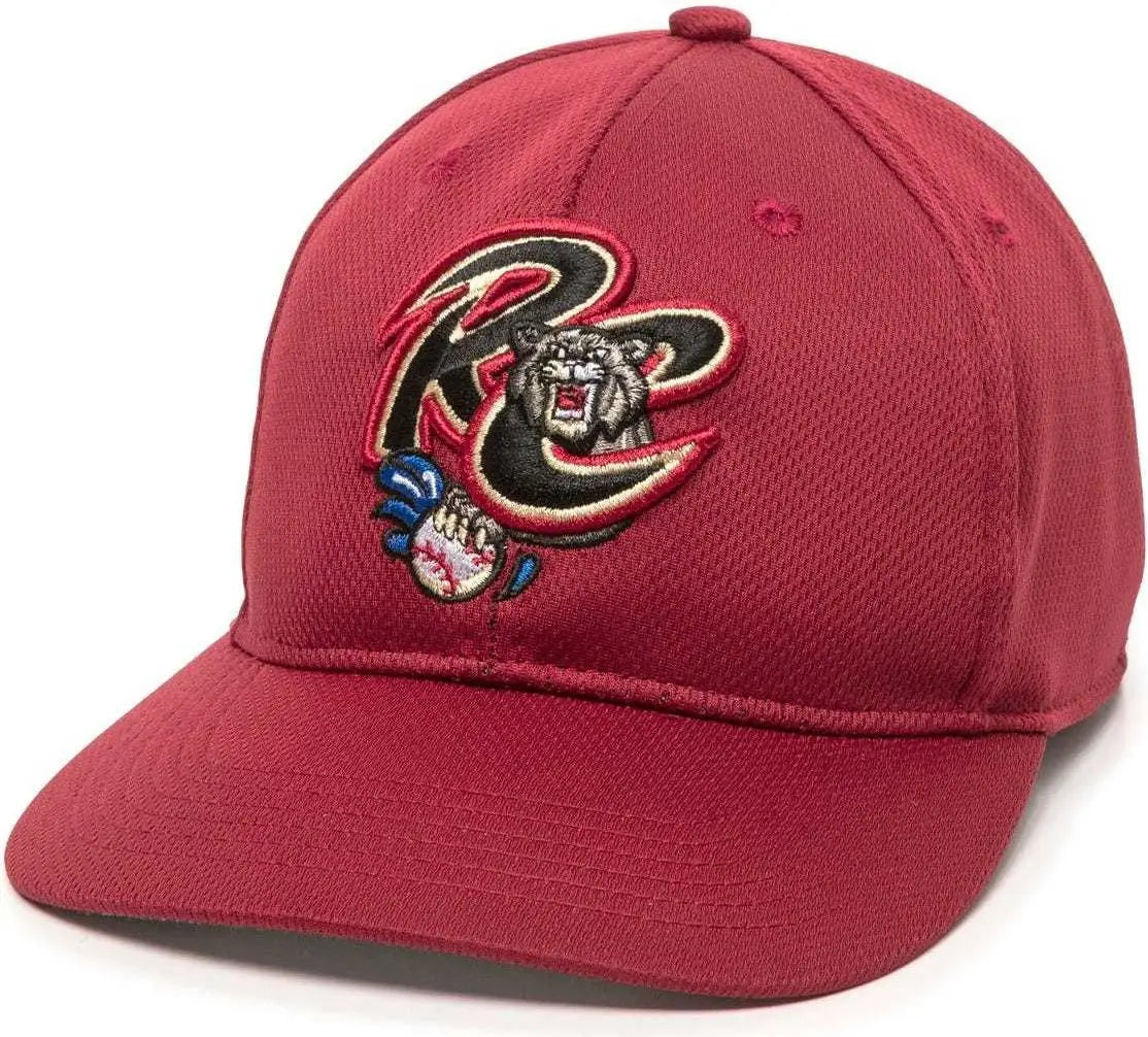 OC Sports MIN-350 MiLB Replica Polyester Baseball Cap - Sacramento River Cats Brick