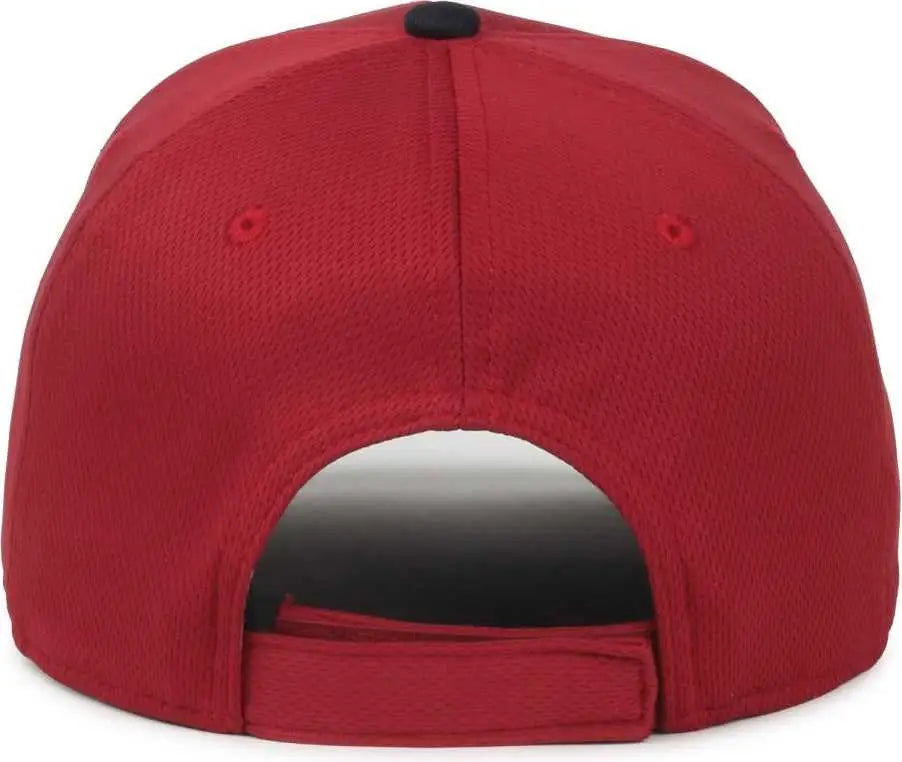 OC Sports MIN-350 MiLB Replica Polyester Baseball Cap - Somerset Patriots Brick Navy 2SP