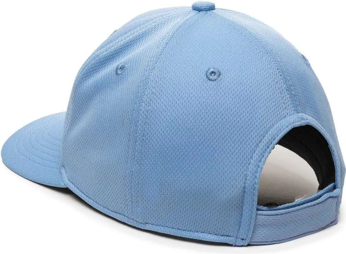 OC Sports MIN-350 MiLB Replica Polyester Baseball Cap - Wilmington Blue Rocks Columbia Blue