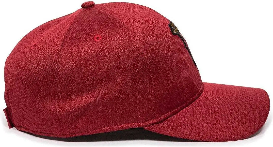 OC Sports MIN-350 MiLB Replica Polyester Baseball Cap - Wisconsin Timber Rattlers Cardinal