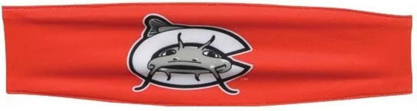 OC Sports MIN-353 MiLB Reversible Cooling Headband - Carolina Mudcats - Black Red / One Size Fits Most