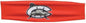 OC Sports MIN-353 MiLB Reversible Cooling Headband - Carolina Mudcats - Black Red / One Size Fits Most