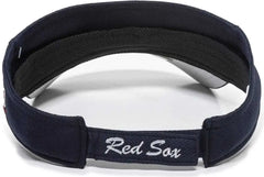 OC Sports MLB-185 Traditional Visor - Boston Red Sox - Navy / One Size Fits Most