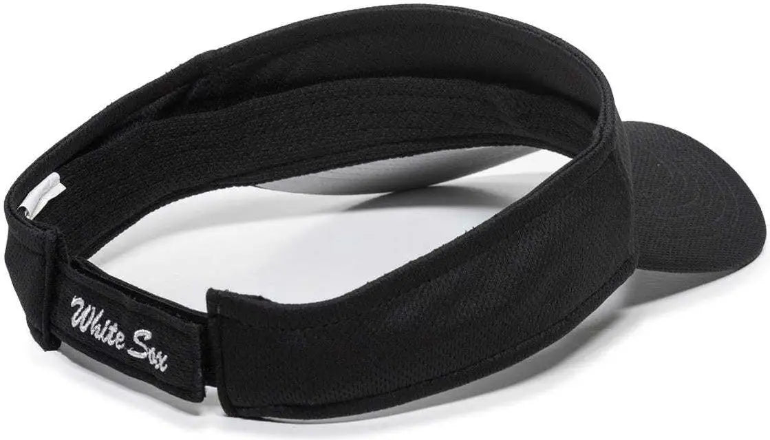 OC Sports MLB-185 Traditional Visor - Chicago White Sox - Black / One Size Fits Most