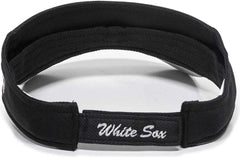 OC Sports MLB-185 Traditional Visor - Chicago White Sox - Black / One Size Fits Most