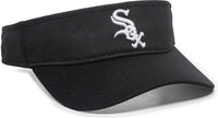 OC Sports MLB-185 Traditional Visor - Chicago White Sox - Black / One Size Fits Most