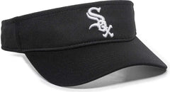 OC Sports MLB-185 Traditional Visor - Chicago White Sox - Black / One Size Fits Most