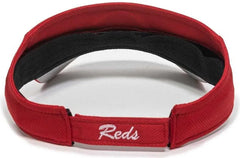 OC Sports MLB-185 Traditional Visor - Cincinnati Reds Red - Red / One Size Fits Most