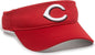 OC Sports MLB-185 Traditional Visor - Cincinnati Reds Red - Red / One Size Fits Most