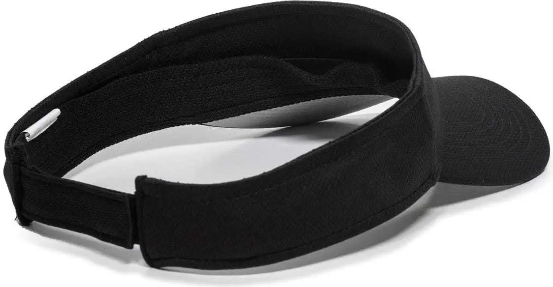 OC Sports MLB-185 Traditional Visor - Colorado Rockies - Black / One Size Fits Most