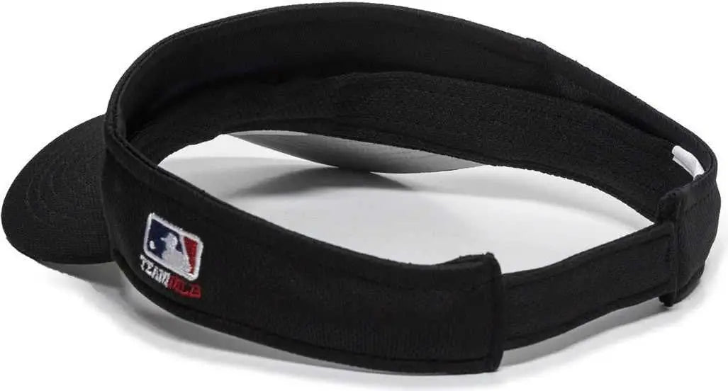 OC Sports MLB-185 Traditional Visor - Colorado Rockies - Black / One Size Fits Most