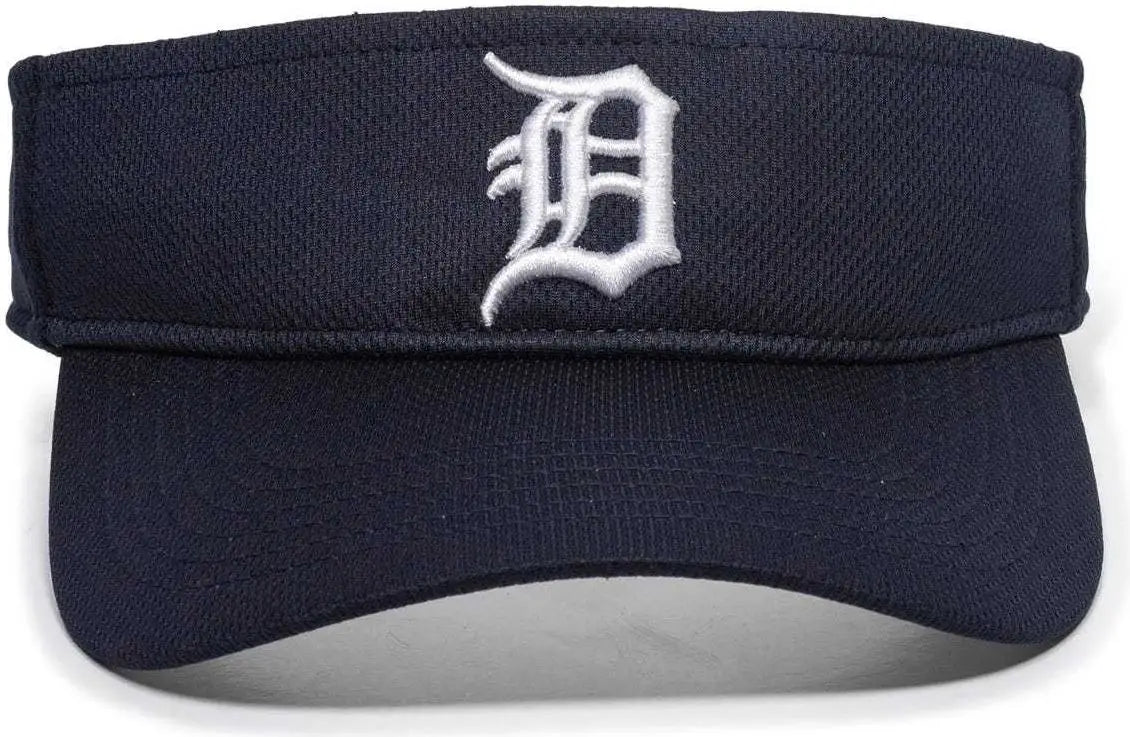 OC Sports MLB-185 Traditional Visor - Detroit Tigers - Navy / One Size Fits Most