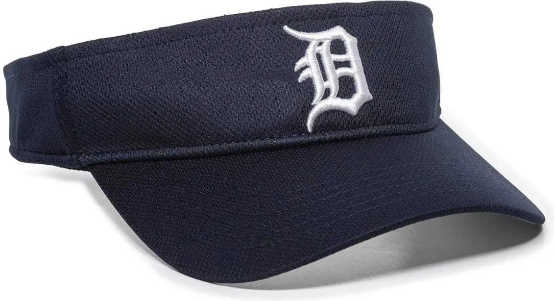 OC Sports MLB-185 Traditional Visor - Detroit Tigers - Navy / One Size Fits Most
