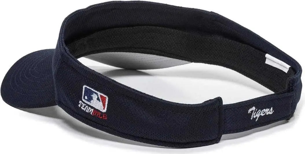 OC Sports MLB-185 Traditional Visor - Detroit Tigers - Navy / One Size Fits Most