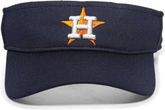 OC Sports MLB-185 Traditional Visor - Houston Astros - Navy / One Size Fits Most