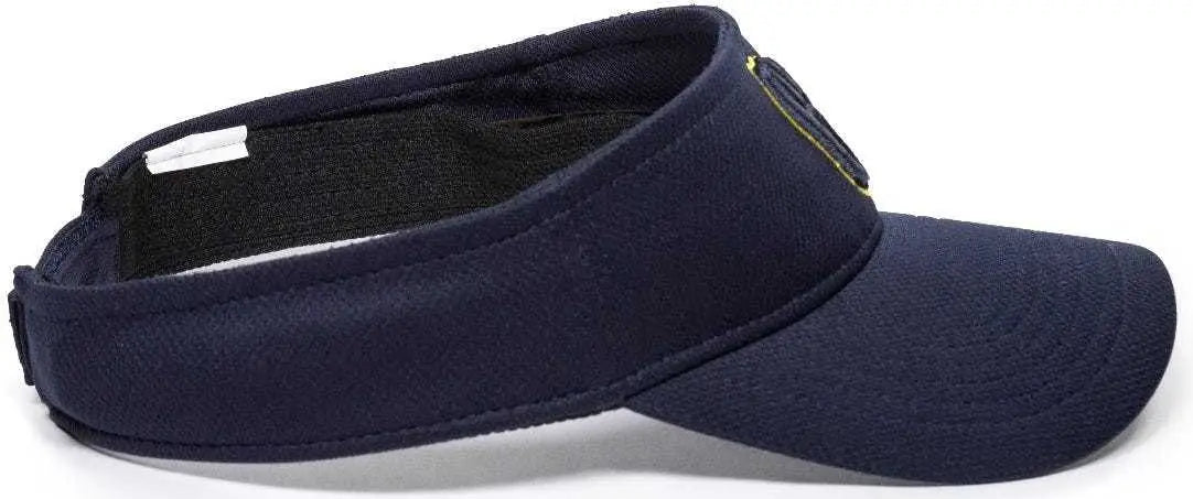 OC Sports MLB-185 Traditional Visor - Milwaukee Brewers - Navy / One Size Fits Most