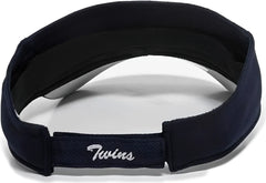 OC Sports MLB-185 Traditional Visor - Minnesota Twins - Navy / One Size Fits Most