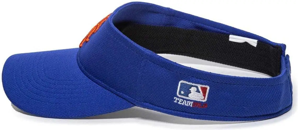OC Sports MLB-185 Traditional Visor - New York Mets - Royal / One Size Fits Most