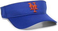 OC Sports MLB-185 Traditional Visor - New York Mets - Royal / One Size Fits Most