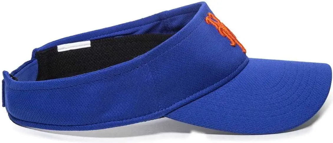 OC Sports MLB-185 Traditional Visor - New York Mets - Royal / One Size Fits Most