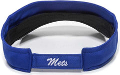 OC Sports MLB-185 Traditional Visor - New York Mets - Royal / One Size Fits Most