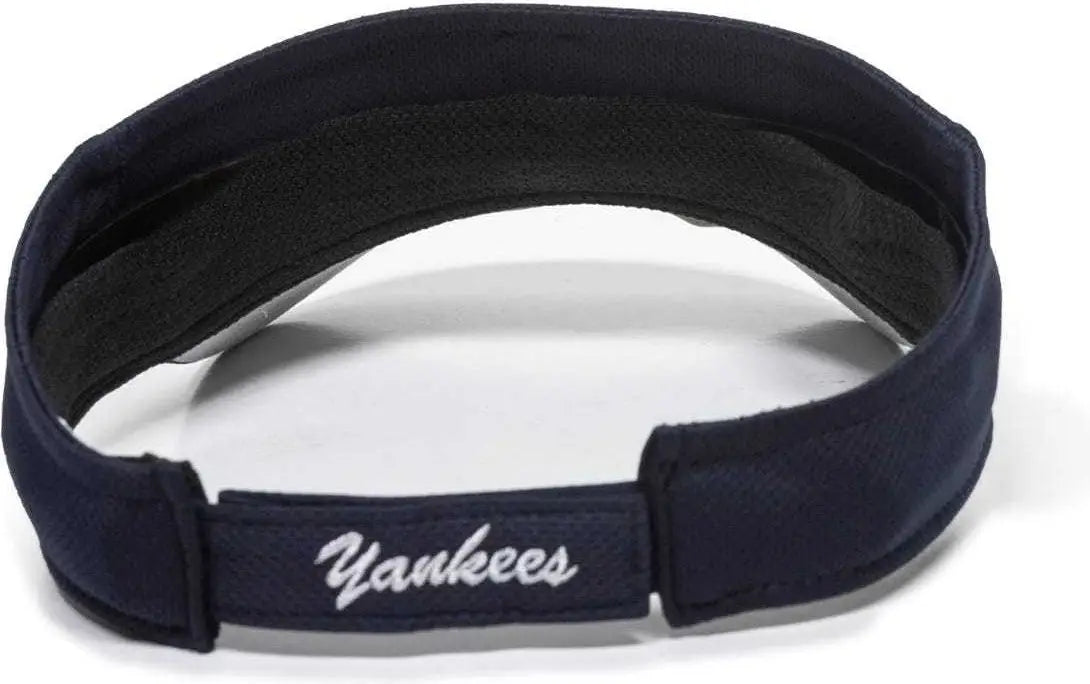 OC Sports MLB-185 Traditional Visor - New York Yankees - Navy / One Size Fits Most