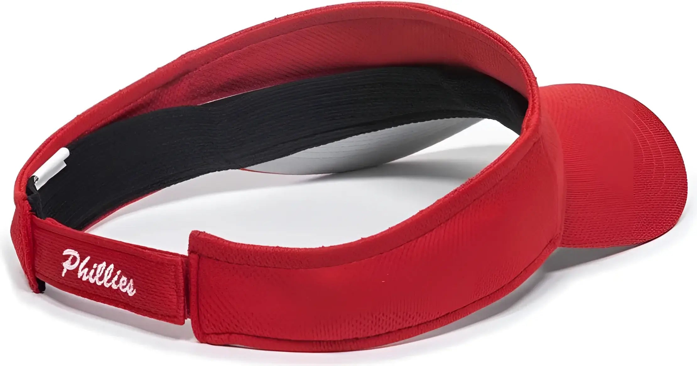 OC Sports MLB-185 Traditional Visor - Philadelphia Phillies - Red / One Size Fits Most