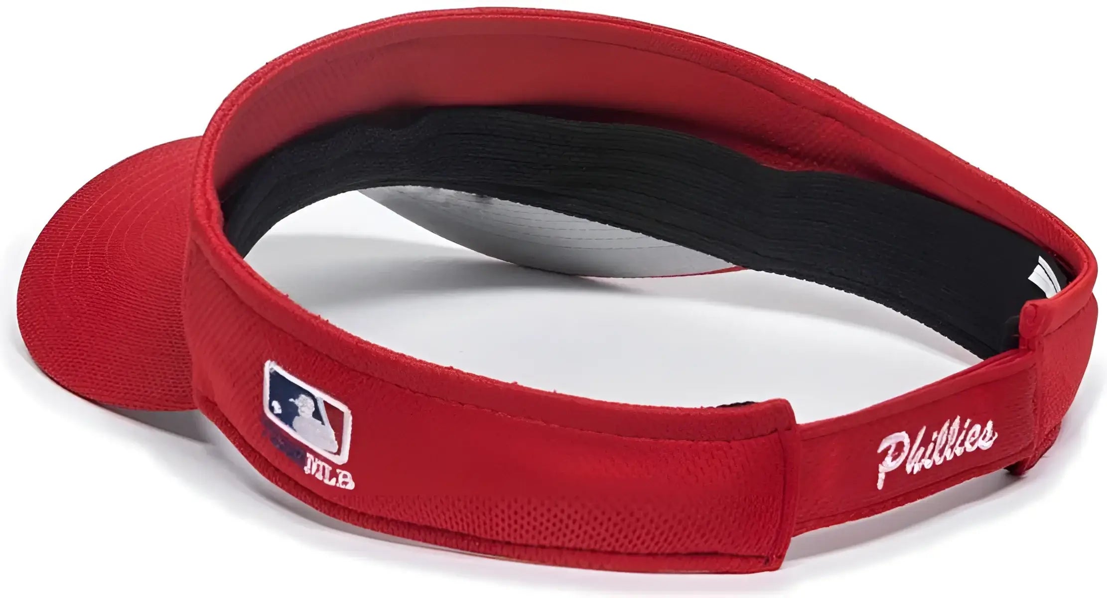 OC Sports MLB-185 Traditional Visor - Philadelphia Phillies - Red / One Size Fits Most
