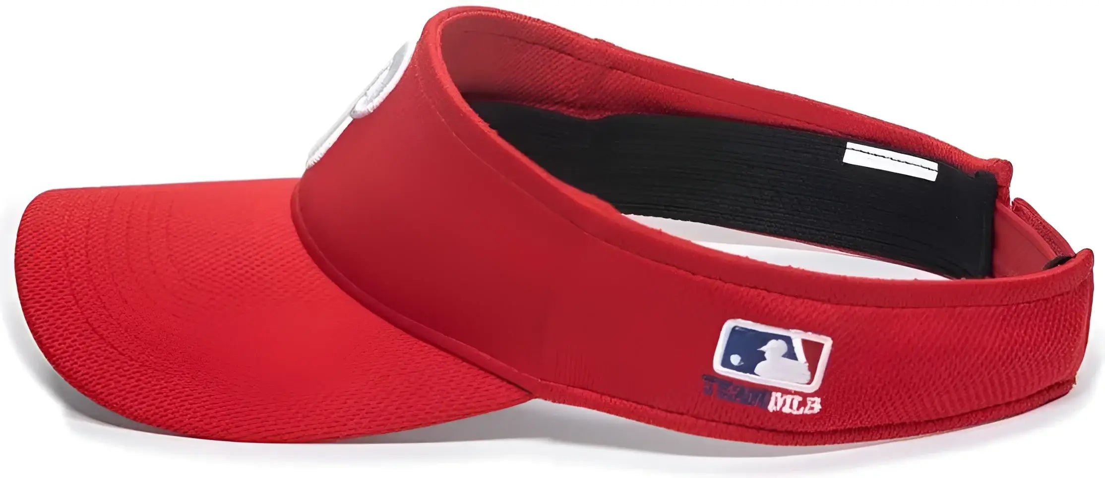 OC Sports MLB-185 Traditional Visor - Philadelphia Phillies - Red / One Size Fits Most