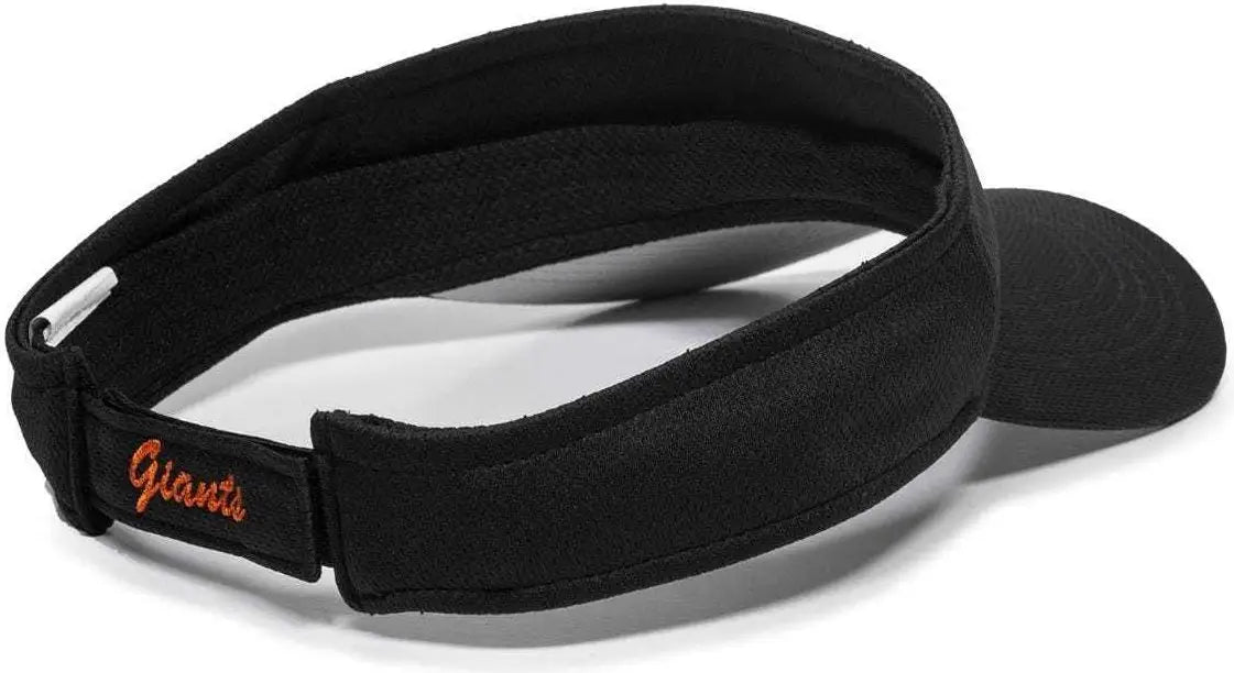 OC Sports MLB-185 Traditional Visor - San Francisco Giants - Black / One Size Fits Most