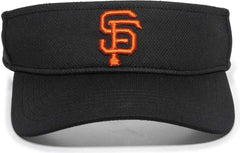 OC Sports MLB-185 Traditional Visor - San Francisco Giants - Black / One Size Fits Most