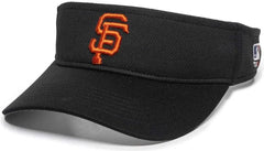 OC Sports MLB-185 Traditional Visor - San Francisco Giants - Black / One Size Fits Most