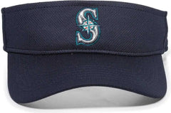 OC Sports MLB-185 Traditional Visor - Seattle Mariners - Navy / One Size Fits Most