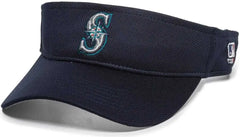 OC Sports MLB-185 Traditional Visor - Seattle Mariners - Navy / One Size Fits Most