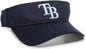 OC Sports MLB-185 Traditional Visor - Tampa Bay Rays - Navy / One Size Fits Most
