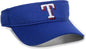 OC Sports MLB-185 Traditional Visor - Texas Rangers - Royal / One Size Fits Most