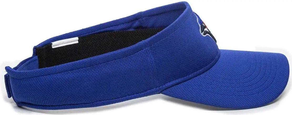 OC Sports MLB-185 Traditional Visor - Toronto Blue Jays - Royal / One Size Fits Most