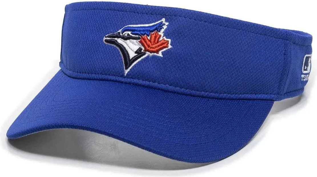 OC Sports MLB-185 Traditional Visor - Toronto Blue Jays - Royal / One Size Fits Most