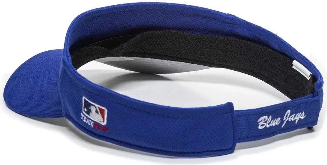 OC Sports MLB-185 Traditional Visor - Toronto Blue Jays - Royal / One Size Fits Most