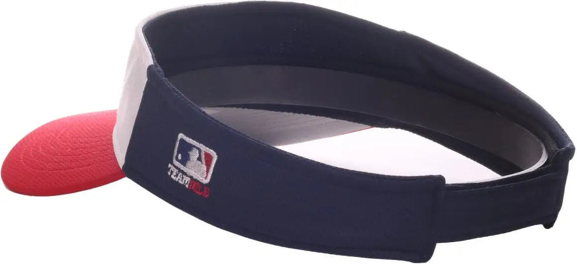 OC Sports MLB-185 Traditional Visor - Washington National - White Navy Red / One Size Fits Most