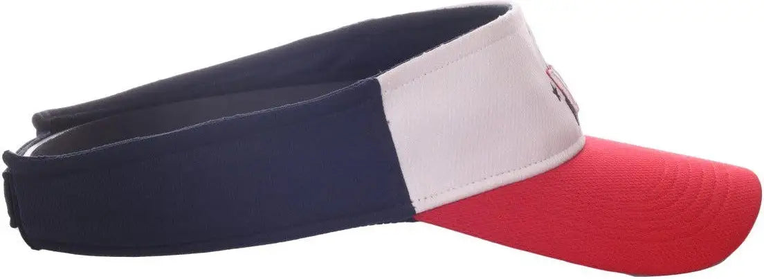 OC Sports MLB-185 Traditional Visor - Washington National - White Navy Red / One Size Fits Most